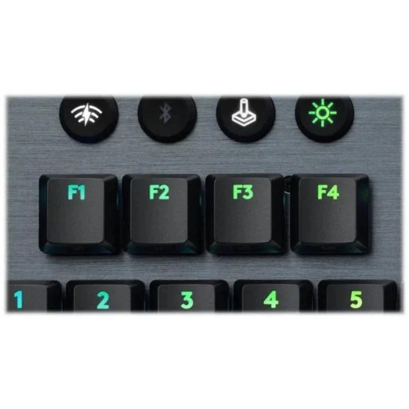 Logitech G915 TKL Tenkeylees Light Speed Wireless RGB Mechanical Gaming Keyboard / Clicky - Black