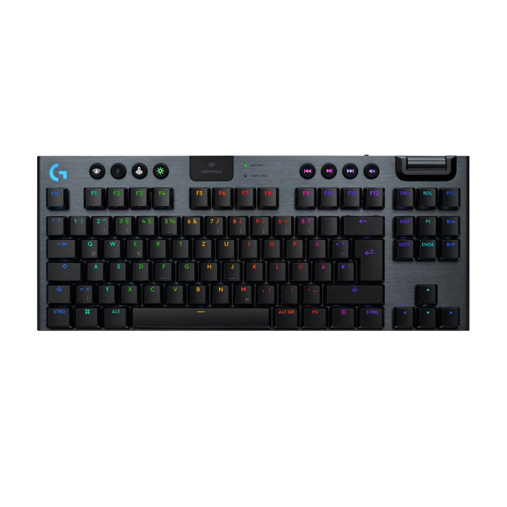Logitech G915 X LIGHTSPEED TKL – Clicky – Wireless RGB Mechanical Gaming Keyboard. Black