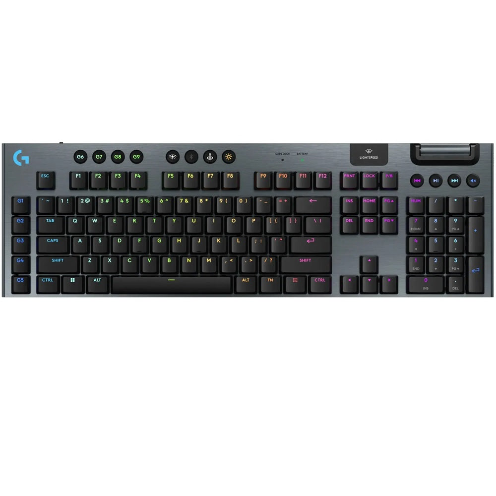 Logitech G915 X – Tactile – LIGHTSPEED Wireless RGB Mechanical Gaming Keyboard. Black