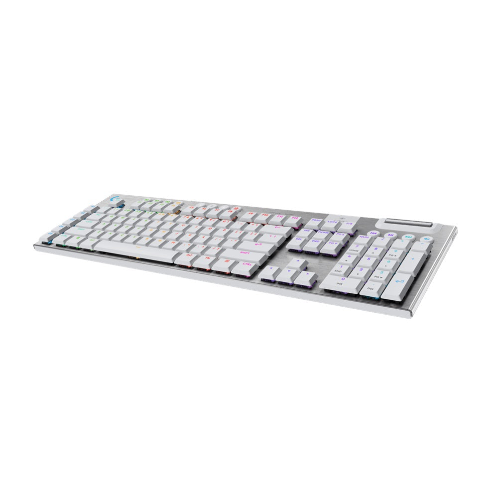 Logitech G915 X – Tactile – LIGHTSPEED Wireless RGB Mechanical Gaming Keyboard. White