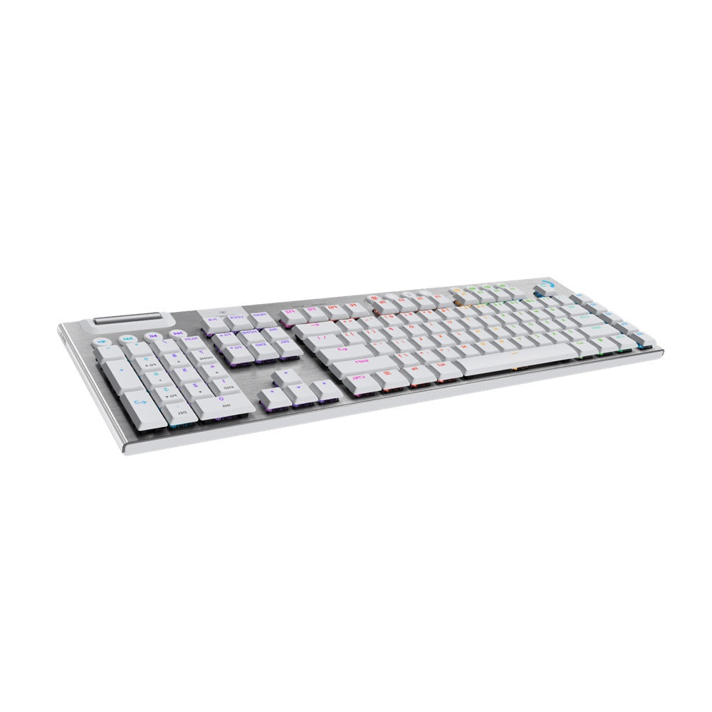Logitech G915 X – Tactile – LIGHTSPEED Wireless RGB Mechanical Gaming Keyboard. White