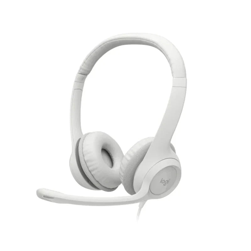 Logitech H390 USB Headset - White