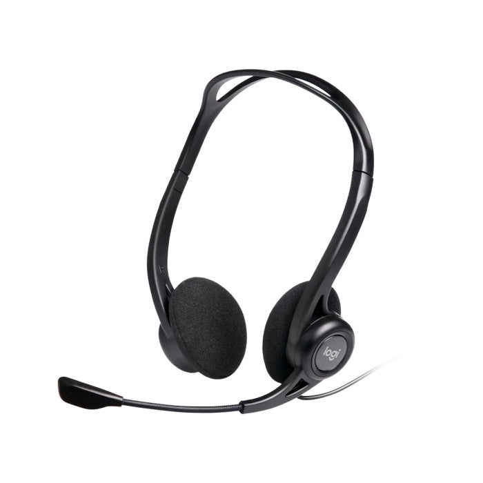 Logitech H960 USB Wired Headset With Noise Cancelling - Black