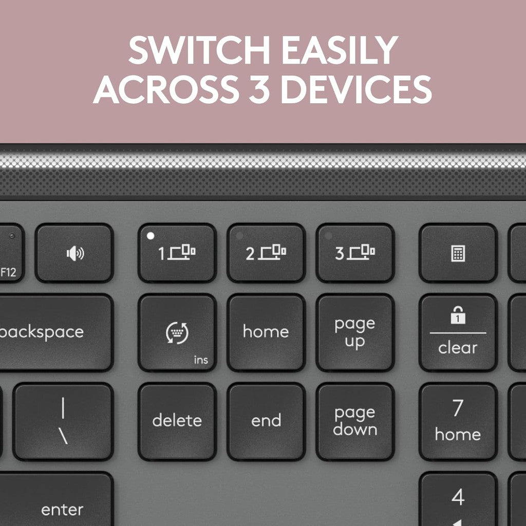 Logitech K950 Bluetooth Keyboard - Arabic/English / Black