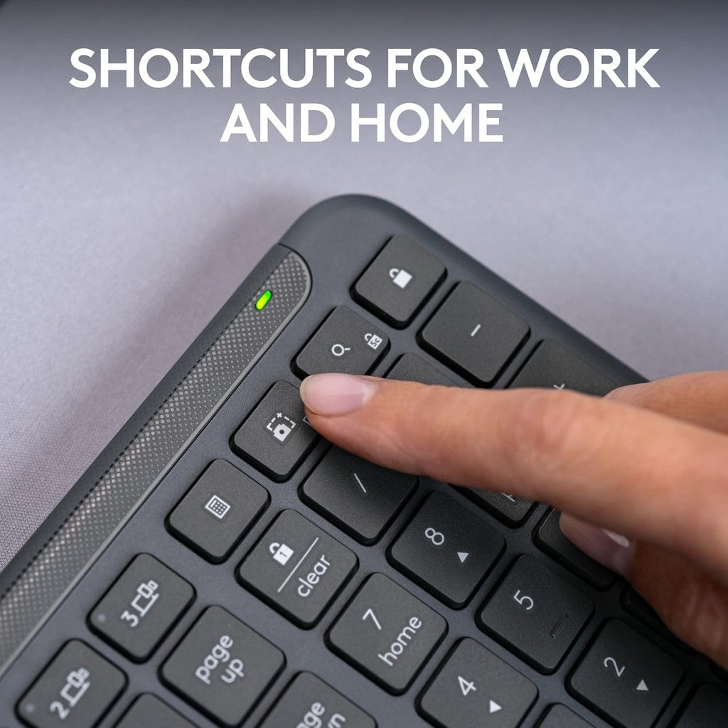 Logitech K950 Bluetooth Keyboard - Arabic/English / Black
