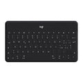 Logitech Keys-To-Go Bluetooth, Ultra-Slim KeyBoard With Add-On Iphone Stand, Spill Proof For iPhone,ipad & Apple Tv