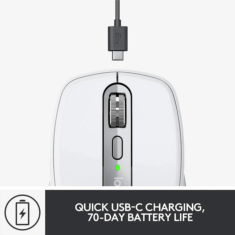 Logitech MX Anywhere 3s Bluetooth Mouse - Pale Grey