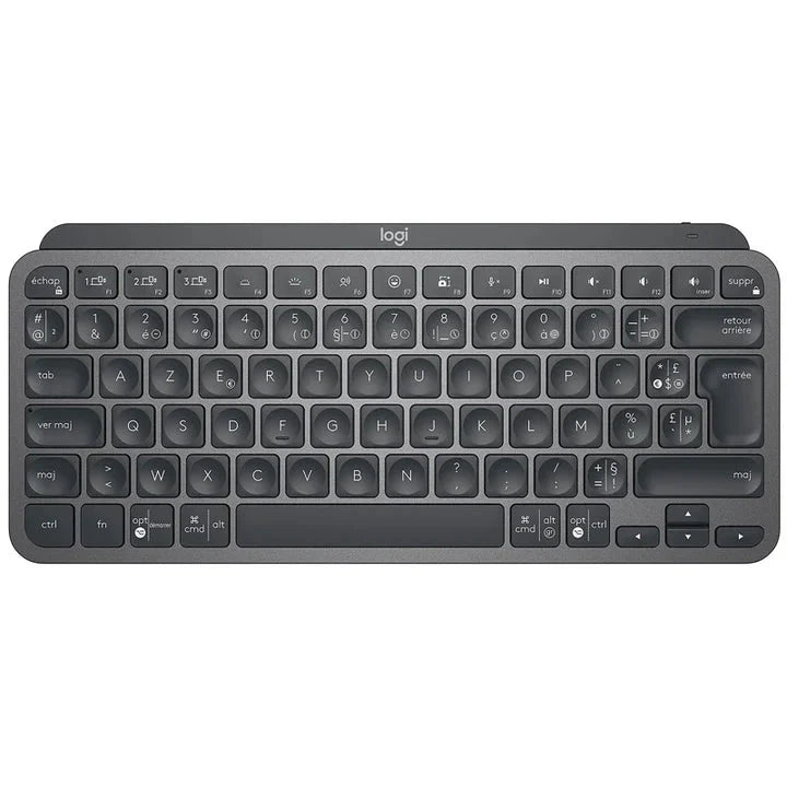 Logitech MX Keys Mini Bluetooth Illuminated Keyboard, Arabic –Graphite