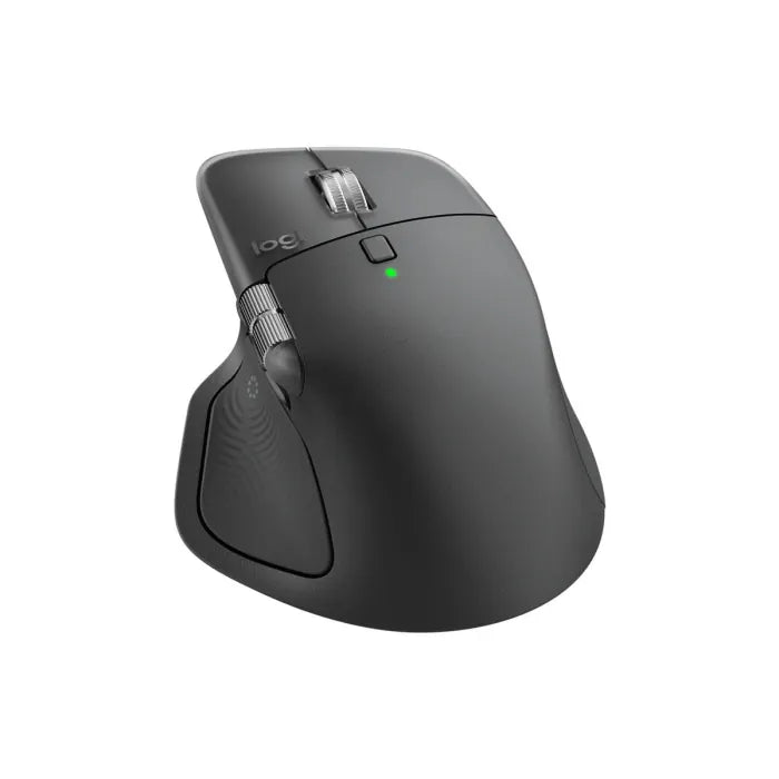 Logitech MX Master 4 Wireless Mouse, 8K DPI Darkfield Sensor, MagSpeed Scroll & Thumb Wheel, Haptic Sense Feedback, Multi-Device Bluetooth & Logi Bolt, Graphite | 910-007562
