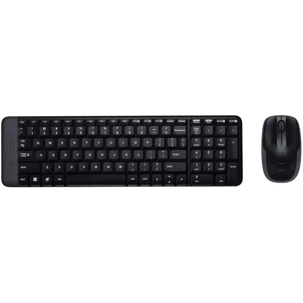 Logitech MK220 - 2.40GHz / Up to 10m / Wi-Fi / Arb/Eng - Keyboard & Mouse Combo