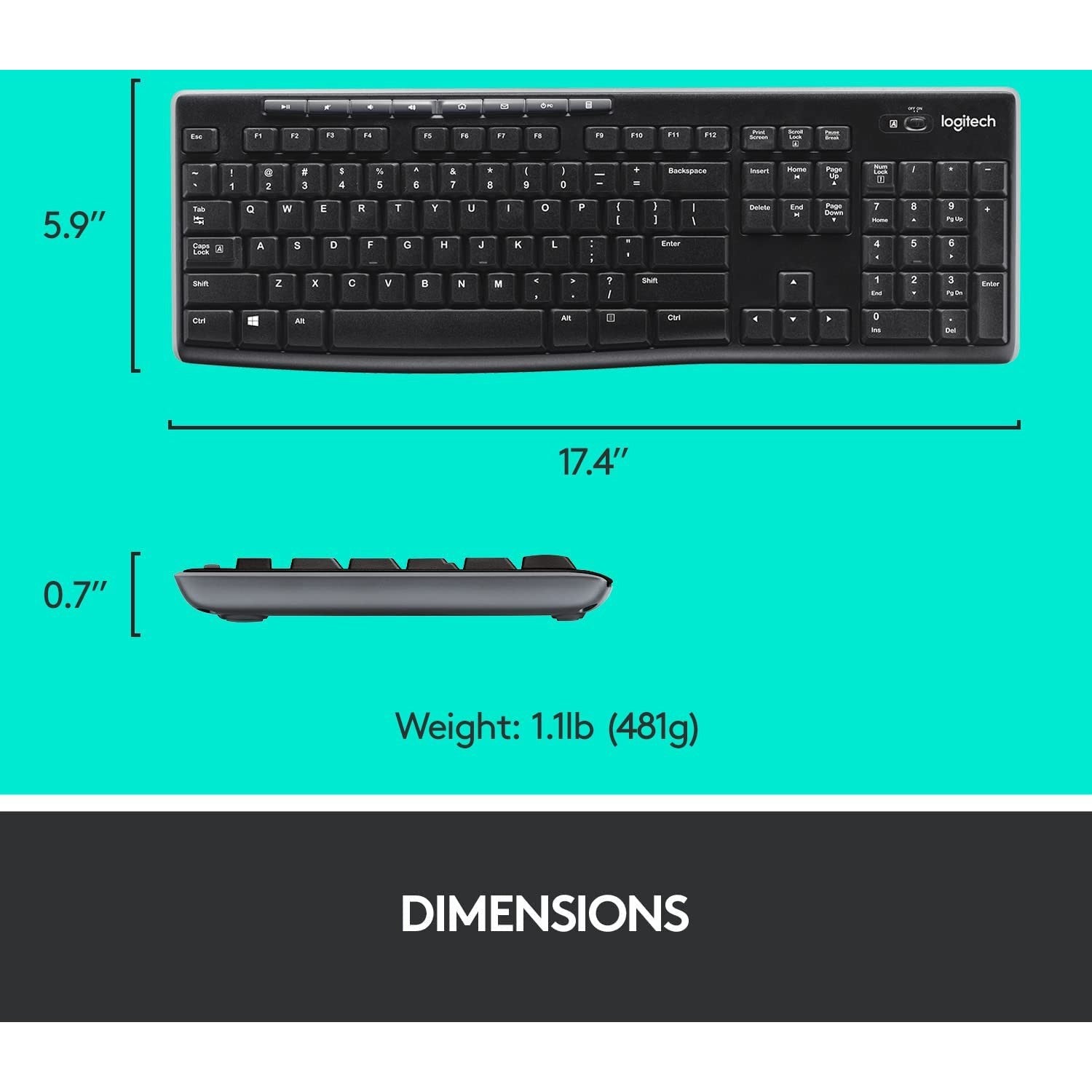 Logitech MK270 Wireless Keyboard and Mouse