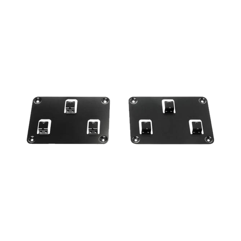 Logitech Mounting Kit for Rally Video Conferencing Kit, 2x Speaker Bracket, Camera Bracket, Table Hub Bracket, Display Hub Bracket, 2x Cable Retainer, Fasteners - Black