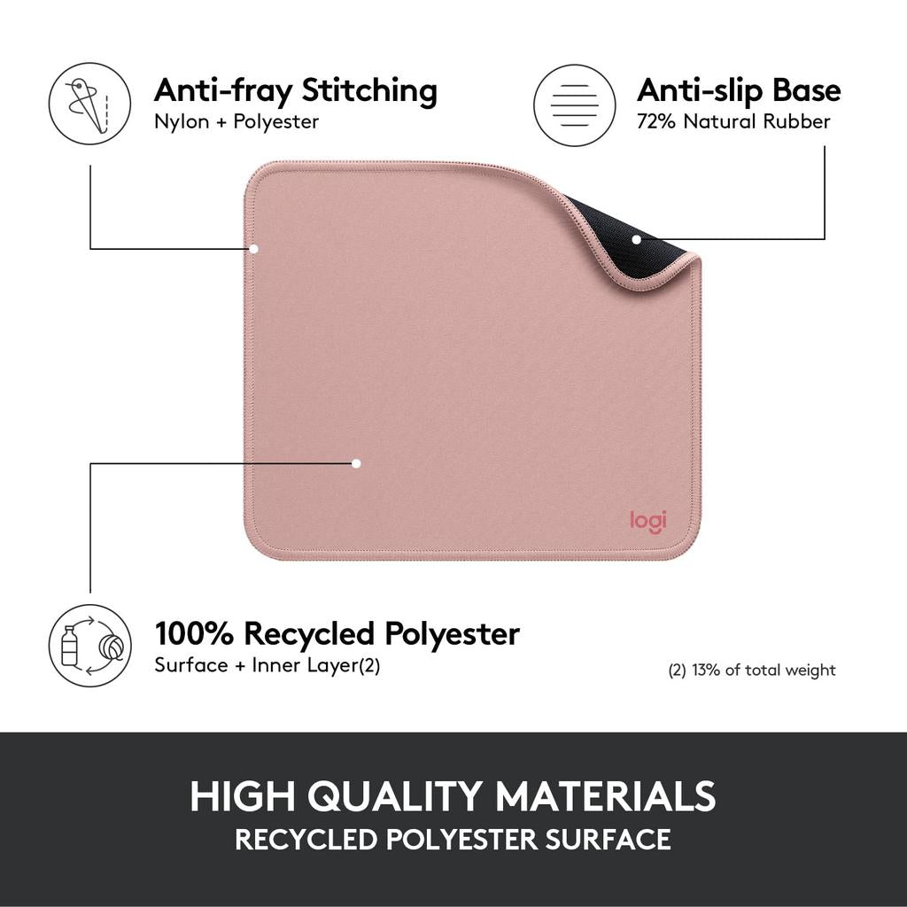 Logitech Mouse Pad Studio Series - Dark Rose