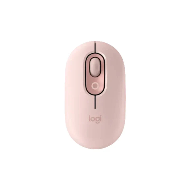 Logitech POP with Emoji Wireless Mouse - Bluetooth / Rose