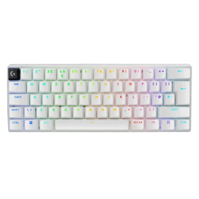 Logitech G PRO X 60 LIGHTSPEED Wireless Gaming Keyboard, Tactile, White