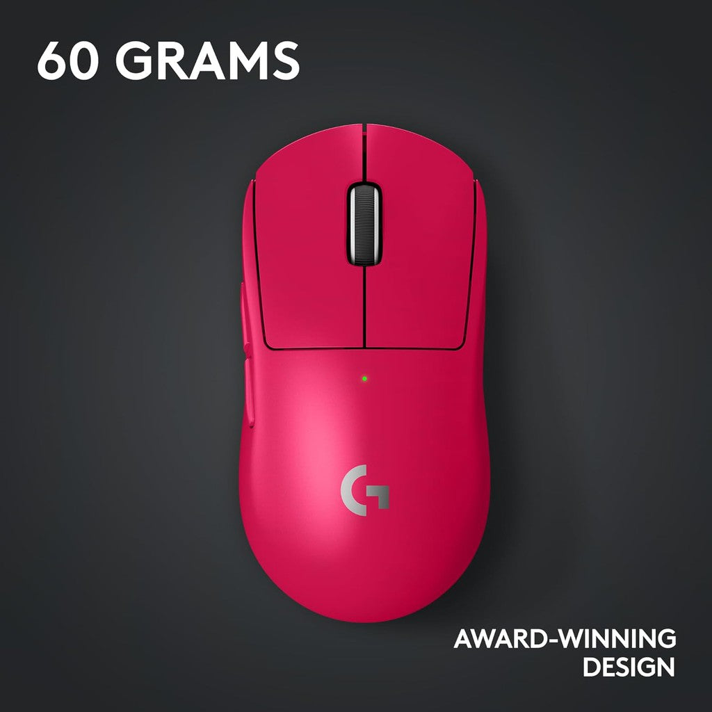 Logitech PRO X SUPERLIGHT 2 Wireless Gaming Mouse - Magenta