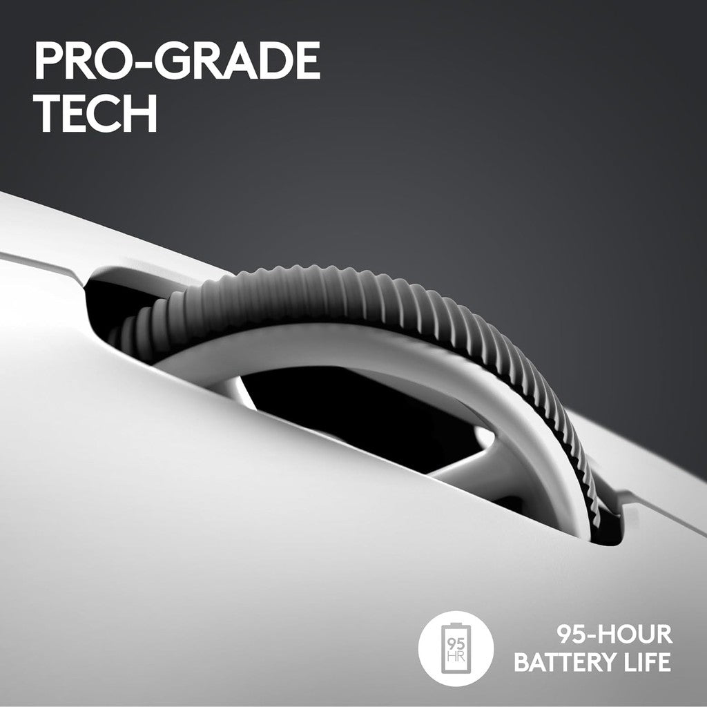 Logitech PRO X SUPERLIGHT 2 Wireless Gaming Mouse - White