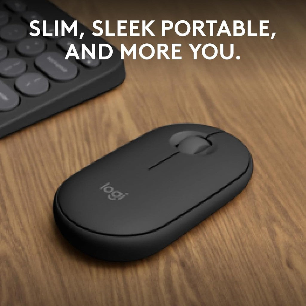 Logitech Pebble Mouse 2 M350S / Wireless / Bluetooth Mouse - Tonal Graphite