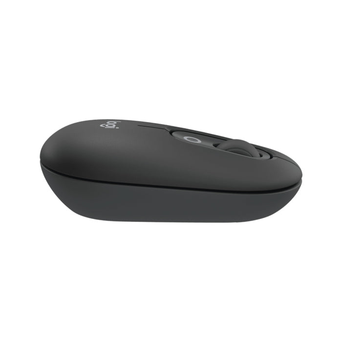 Logitech Pop Silent Touch Bluetooth Mouse, 24 Month Battery Life, SmartWheel Fast Scrolling And Line-By-Line Precision - Black