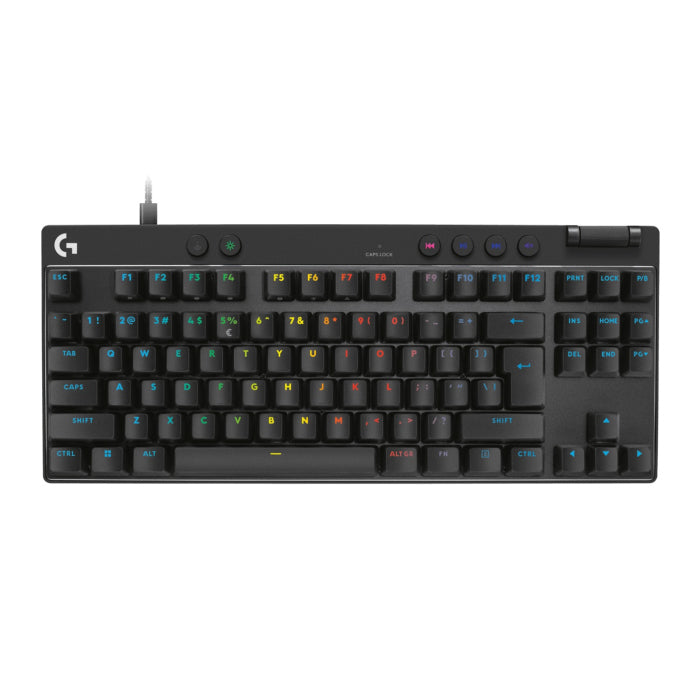 Logitech Pro X TKL Rapid Trigger, On Board Lighting Profile, Key Control, 1ms Report Rate, Magnetic Analog - Black