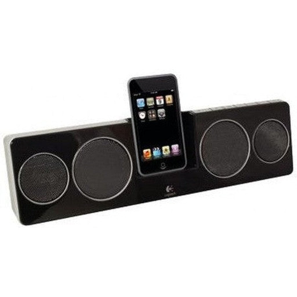 Logitech Pure-Fi Anywhere 2 Compact Docking Speakers For Ipod And Iphone - Black