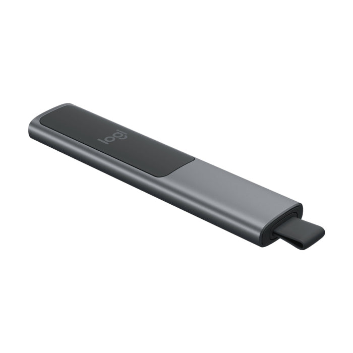 Logitech Spot Light Presentation Remote Wireless/Bluetooth High-Light & Magnify On Screen Cursor Control To Play - Slate