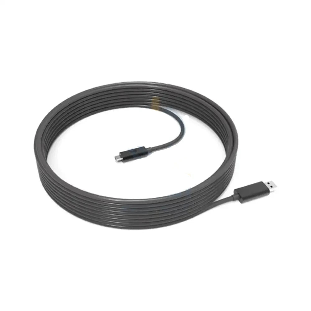 Logitech Strong Cable - 10m / USB Type A / USB-C / Black