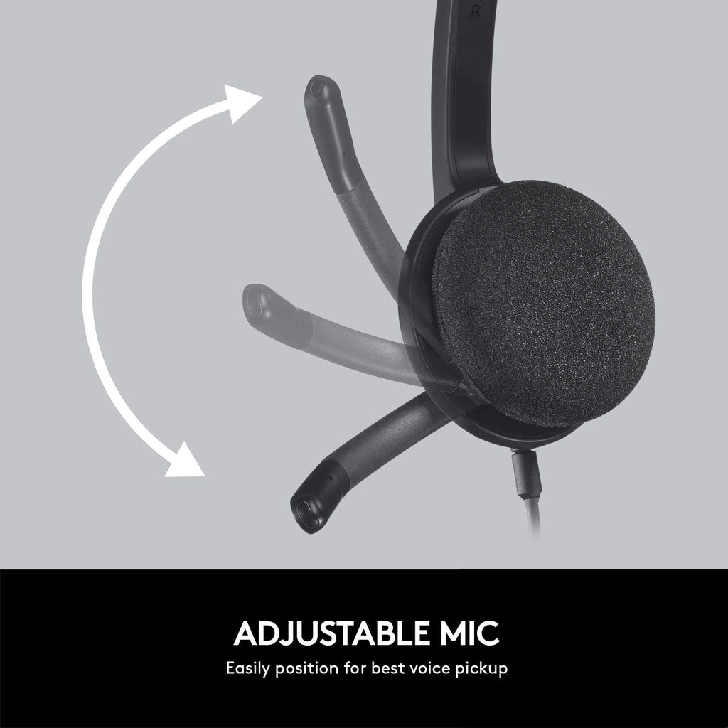 Logitech H340 - USB 2.0 / Wired / 20Hz to 20KHz / Stereo - Head Phones