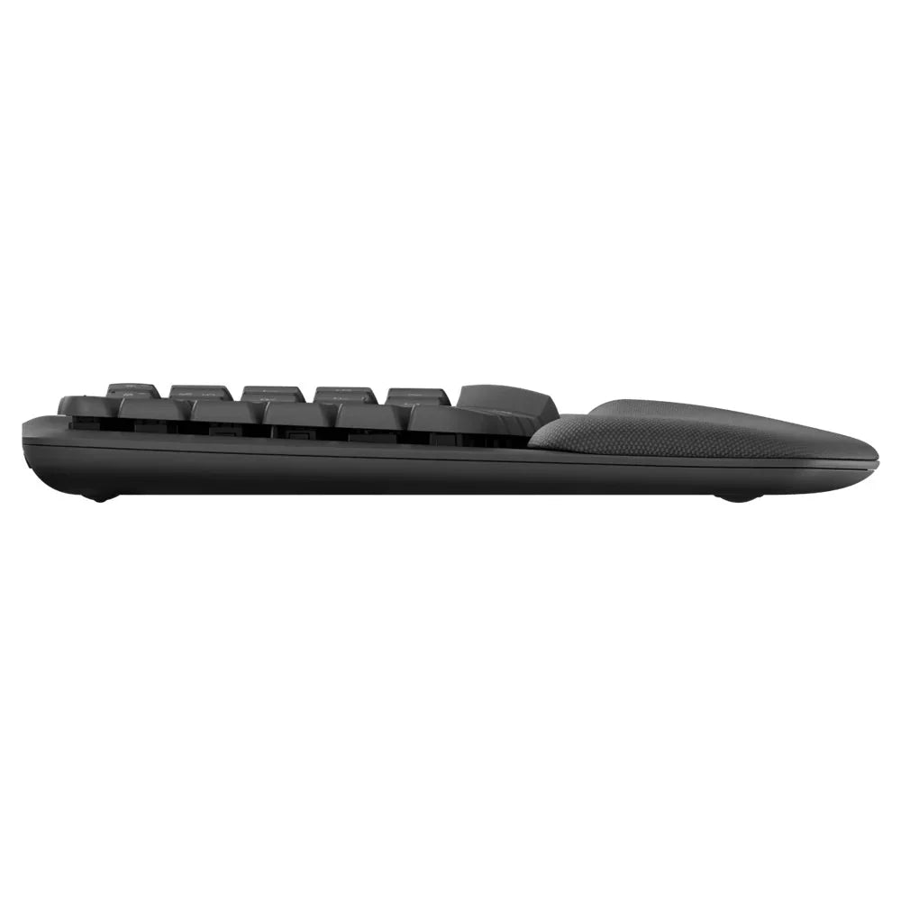 Logitech Wave Bluetooth Ergonomic keyboard - Graphite - Arb/Eng