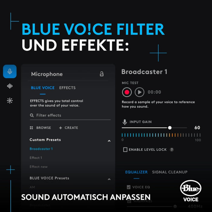Logitech Yeti GX Dynamic RGB Gaming Mic With LightSync, Blue Voice, Blue Sound Certified, Removable Desktop Stand - Black