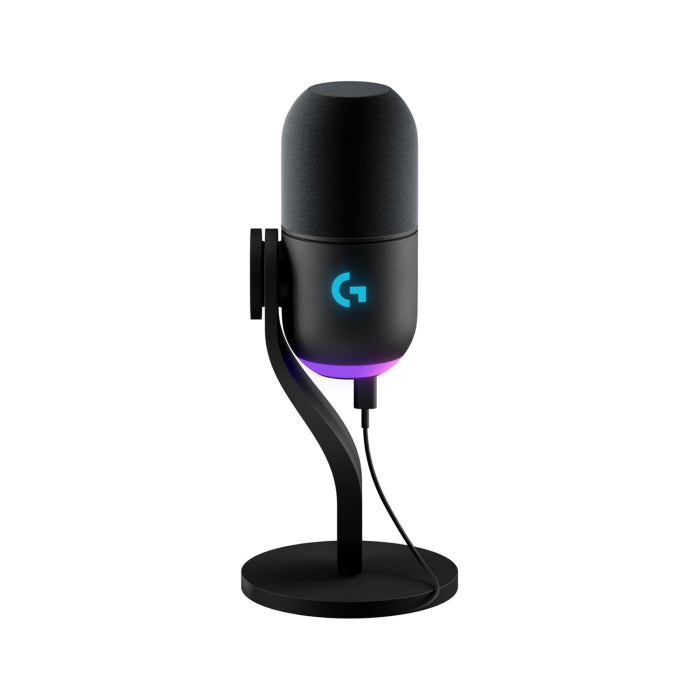 Logitech Yeti GX Dynamic RGB Gaming Mic With LightSync, Blue Voice, Blue Sound Certified, Removable Desktop Stand - Black