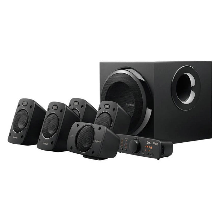 Logitech Z906 5.1 Up to 1000 Watts THX, Dolby Digital & DTS Certified Surround Sound Speaker System For PC,PS5/PS4,Xbox & Music Players