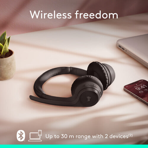 Logitech Zone 300 Headset - Wireless / Midnight Black