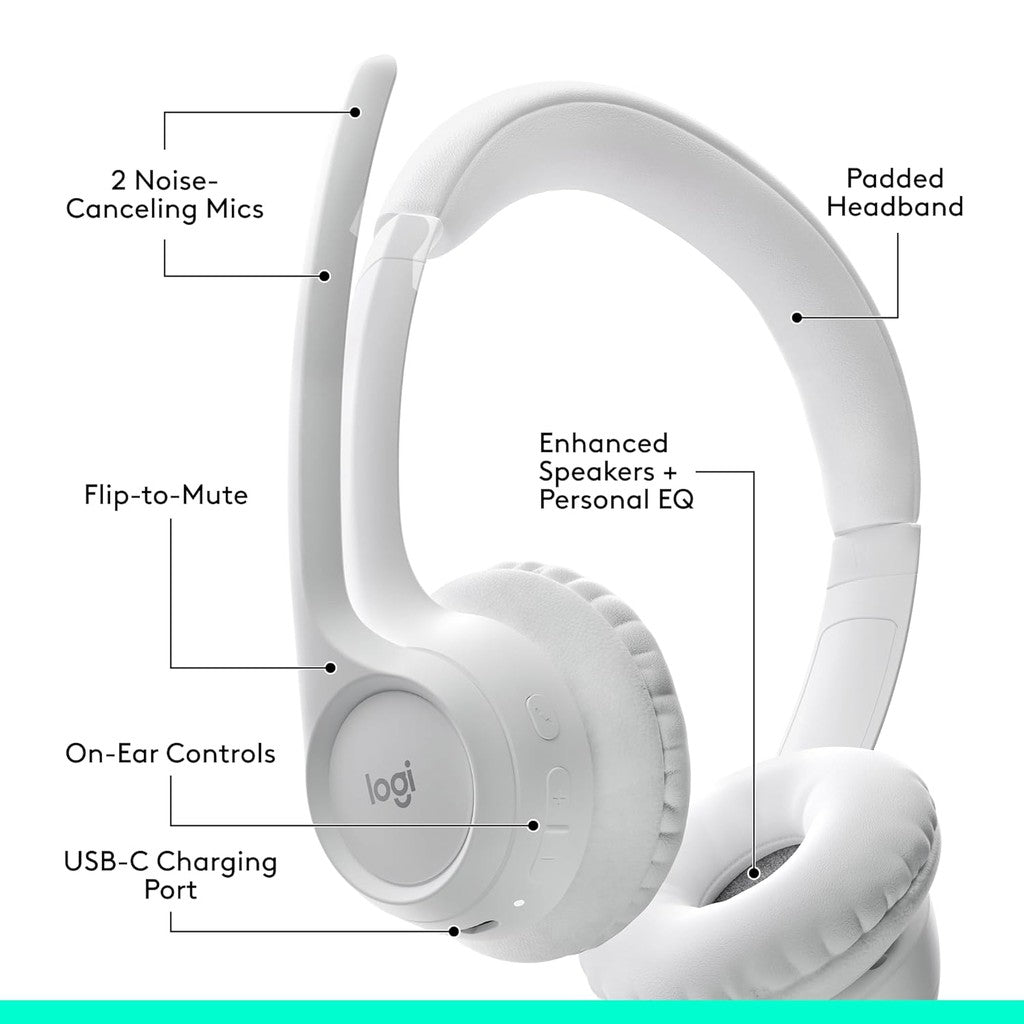 Logitech Zone 300 Headset - Wireless / Off White