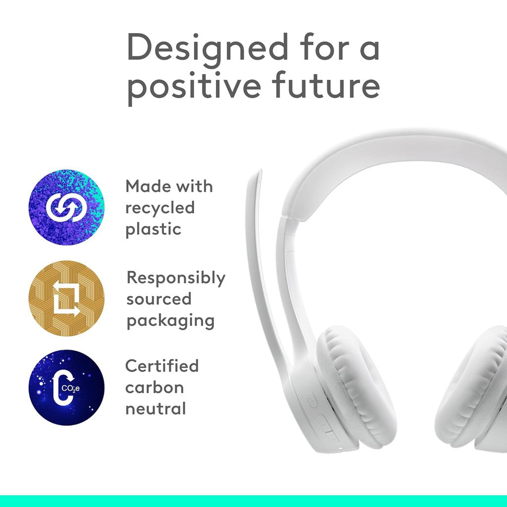 Logitech Zone 300 Headset - Wireless / Off White