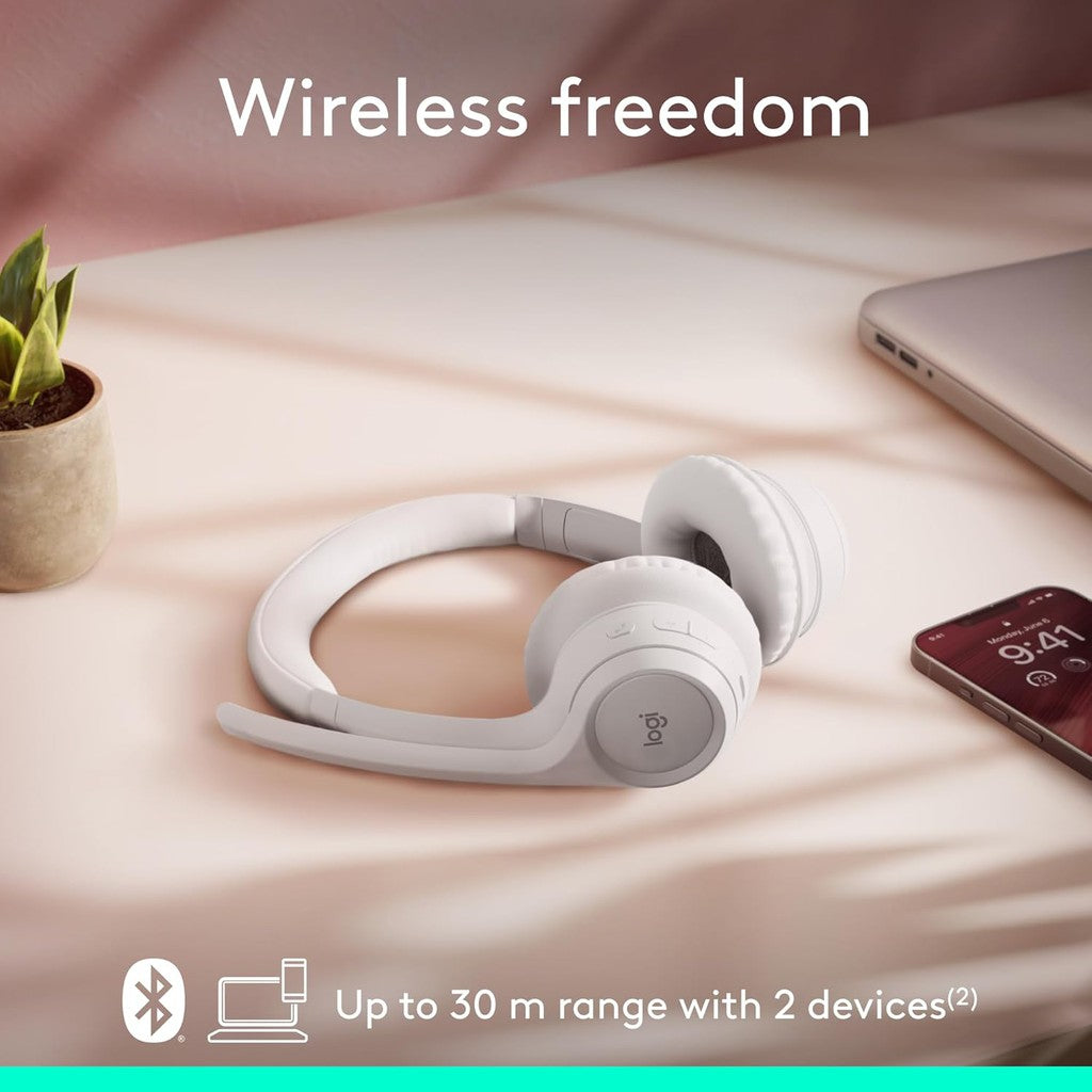 Logitech Zone 300 Headset - Wireless / Off White