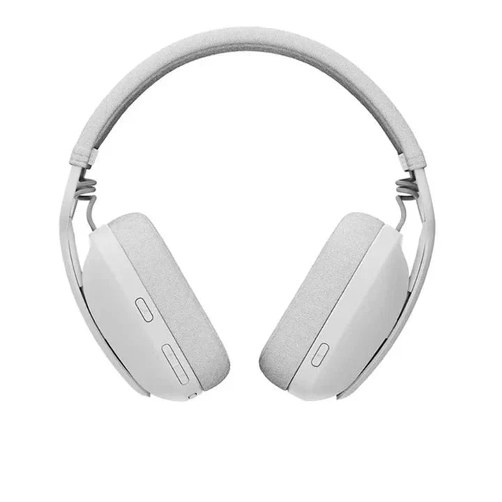 Logitech Zone Vibe 100 Wireless Bluetooth Headset With Noise-Cancelling Mic - White