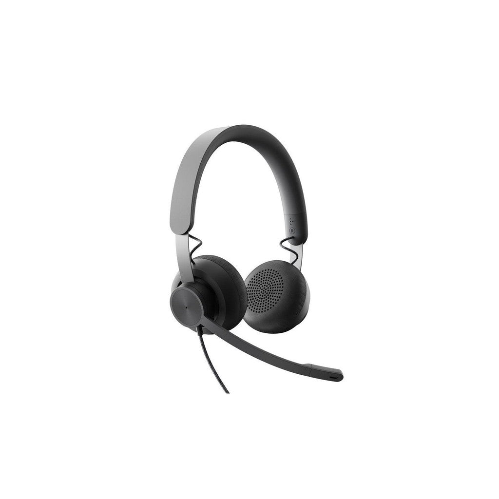Logitech UC Zone Wired Headset - Wired / Stereo / USB-C / Black