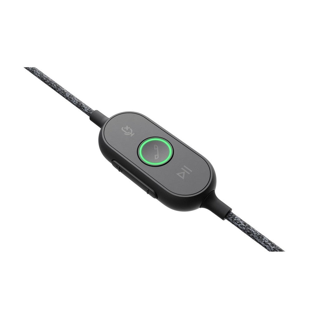 Logitech UC Zone Wired Headset - Wired / Stereo / USB-C / Black