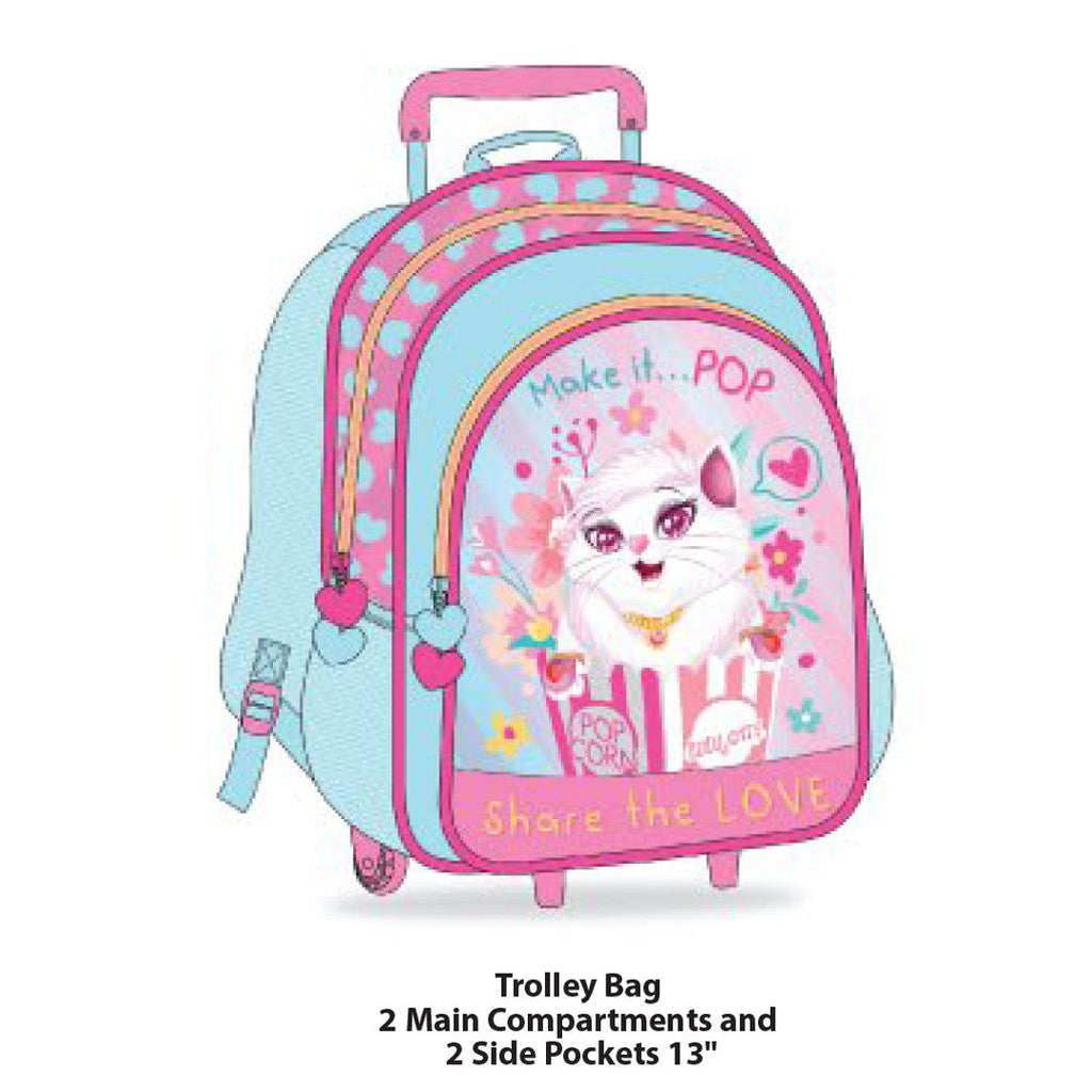 Lulu Caty Popcorn Trolly Bag