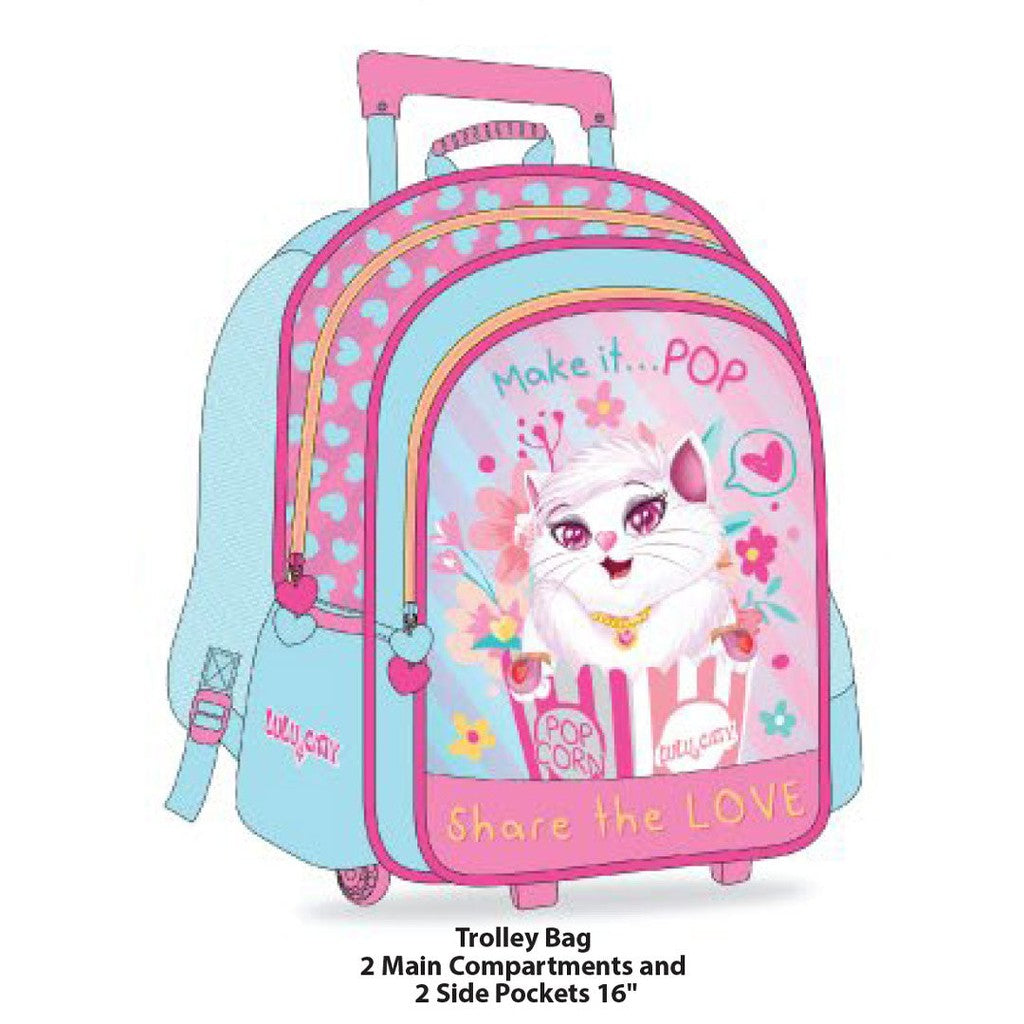 Lulu Caty Popcorn Trolly Bag