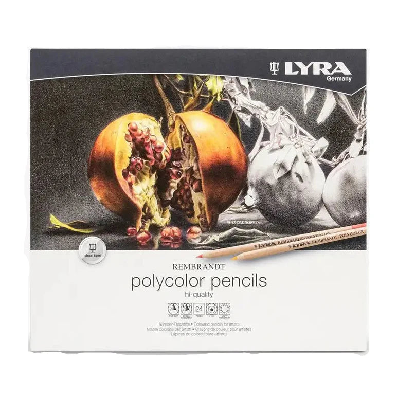 Lyra Rembr Polycolor Tin Box 24 Pcs