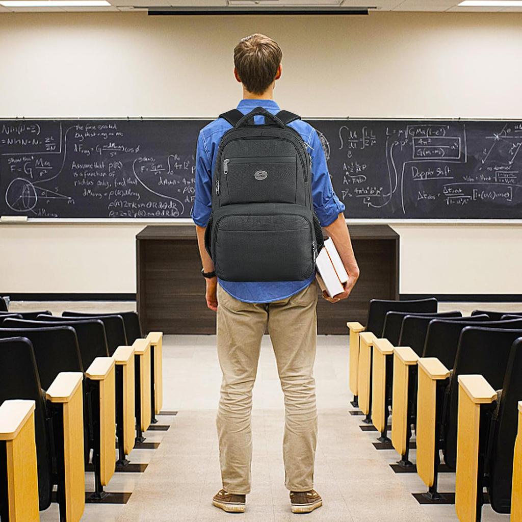 MATEIN 17 Inch Laptop Backpack TSA Large Travel Backpack with Lunch Box Backpack for Men Women