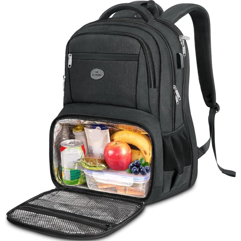 MATEIN 17 Inch Laptop Backpack TSA Large Travel Backpack with Lunch Box Backpack for Men Women