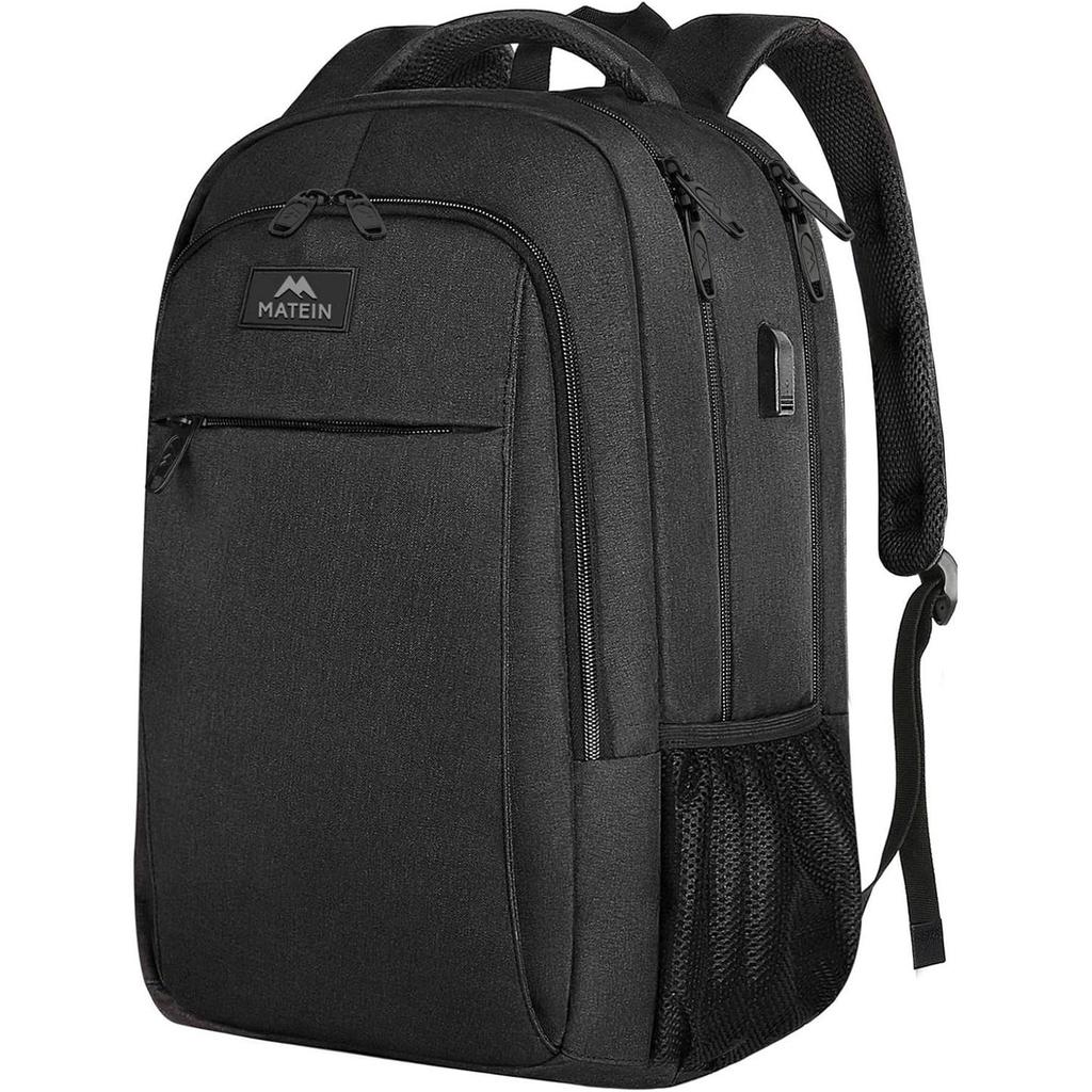 MATEIN Business Laptop Backpack 15.6 Inch Travel Laptop Bag Rucksack with USB Charging