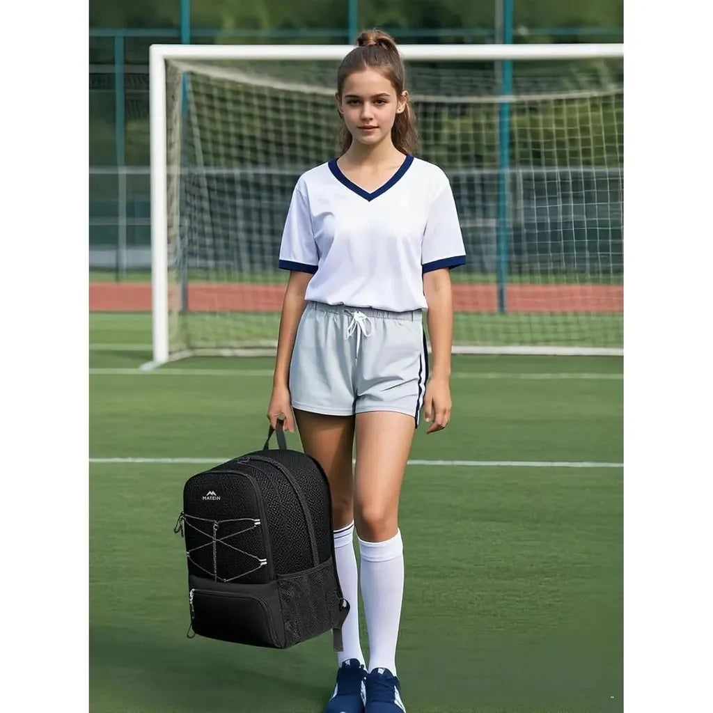 MATEIN Football Backpack with Shoe Holder Waterproof Sports Backpack for Men Laptop