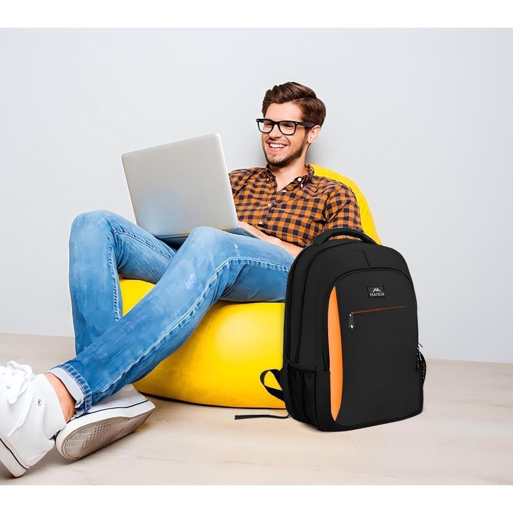 MATEIN Travel Laptop Backpack Work Bag Lightweight Laptop Bag with USB Charging Port Anti Theft Business Backpack