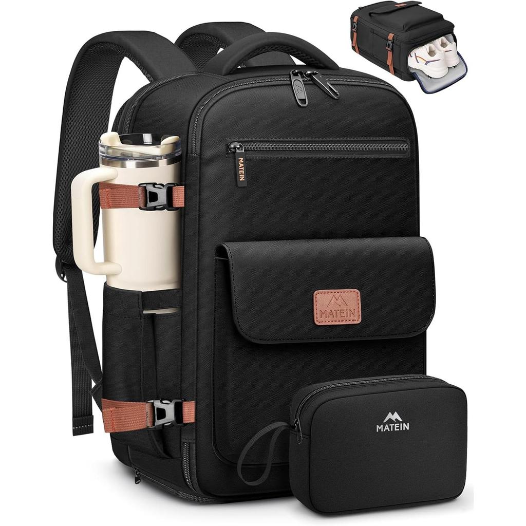 MATEIN Women's Travel Backpacks Handbag with Water Bottle Holder