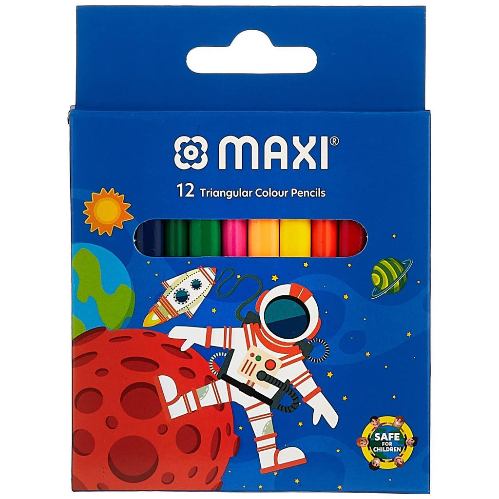 MAXI 12 TRIANGULAR COLOUR PENCILS