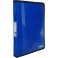 MAXI RINGBINDER 2RING TRANS.BLUE